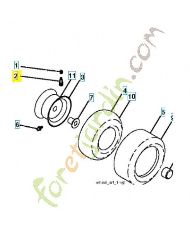 Valve 532065139. Pièce de rechange Husqvarna