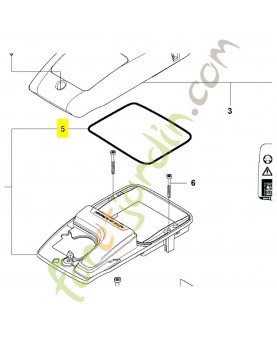 BANDE D ÉTANCHÉITÉ 575355001. Pièce détachée Husqvarna