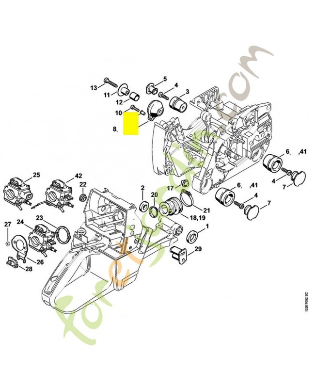 Butoir annulaire 1128-790-9908. Pièce de rechange Sithl / Vicking