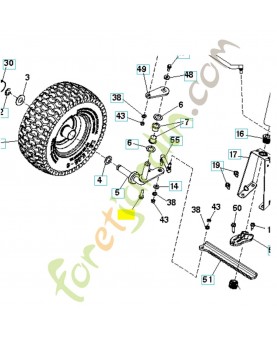Vis 587592101. Pièce de rechange Husqvarna