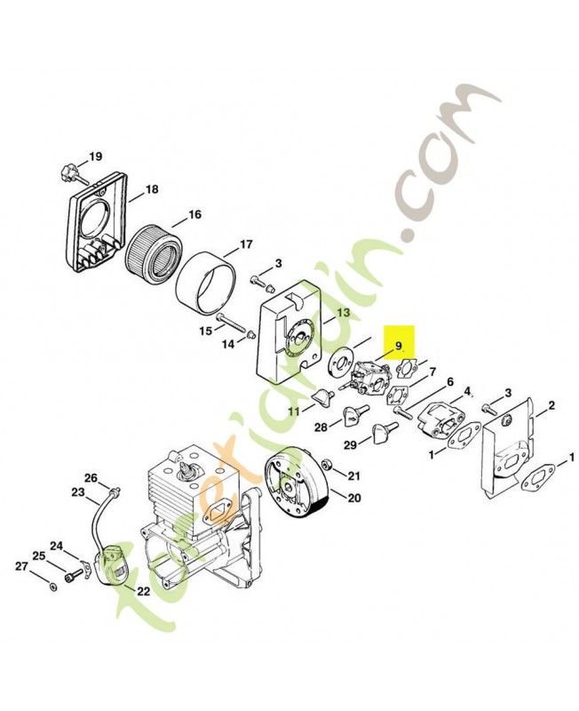 Carburateur Stihl ref. 4203-120-0601