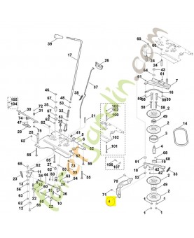 Capot protecteur 6170-706-0821. Pièce de rechange Sithl / Vicking