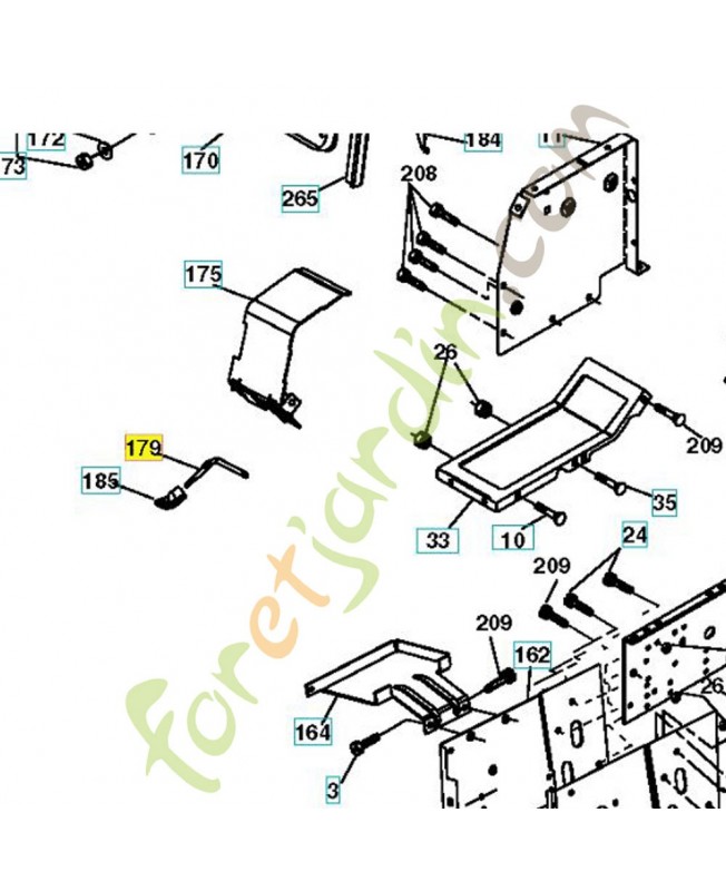 Tige temoin remplissage de bac