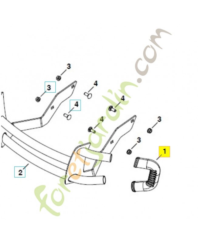 Tuyau 574703401. Pièce détachée Husqvarna