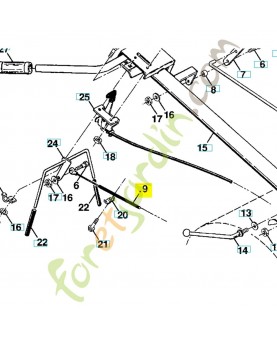 Câble 532102162. Pièce détachée Husqvarna