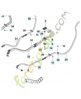 tube 588887201 - Pièce détachée Husqvarna