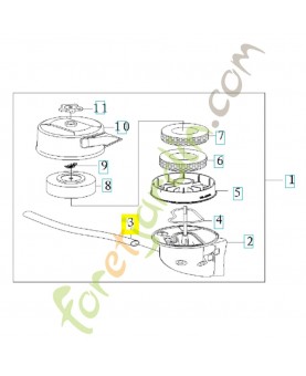 tuyau 589918601- Pièce détachée Husqvarna