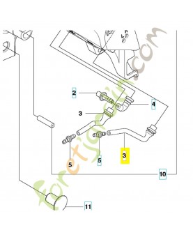 tuyau 513728402- Pièce détachée Husqvarna