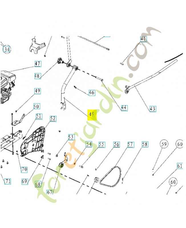 tube 590041801- Pièce détachée Husqvarna