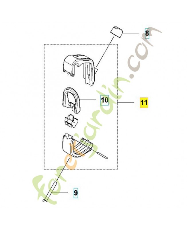 Œillet husqvarna réf : 591457801