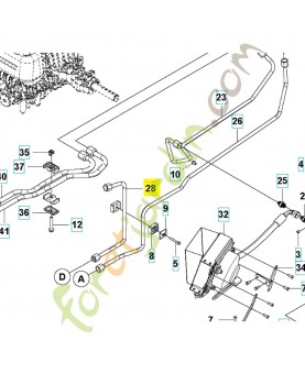 tube 590351701 - Pièce détachée Husqvarna