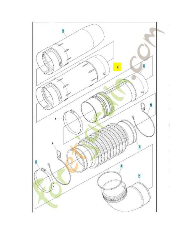 tube 593854502 - Pièce détachée Husqvarna tube 593854502 - Pièce détachée Husqvarna