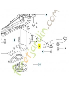 tube 596936701 - Pièce détachée Husqvarna