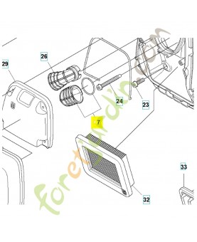 tuyau 594028001 - Pièce détachée Husqvarna