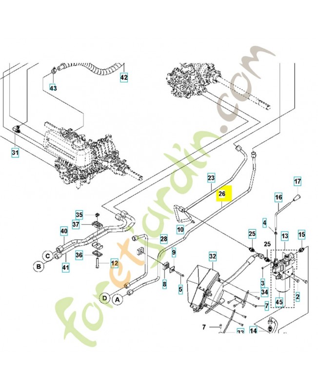 tube 589563501 - Pièce détachée Husqvarna tube 589563501 - Pièce détachée Husqvarna