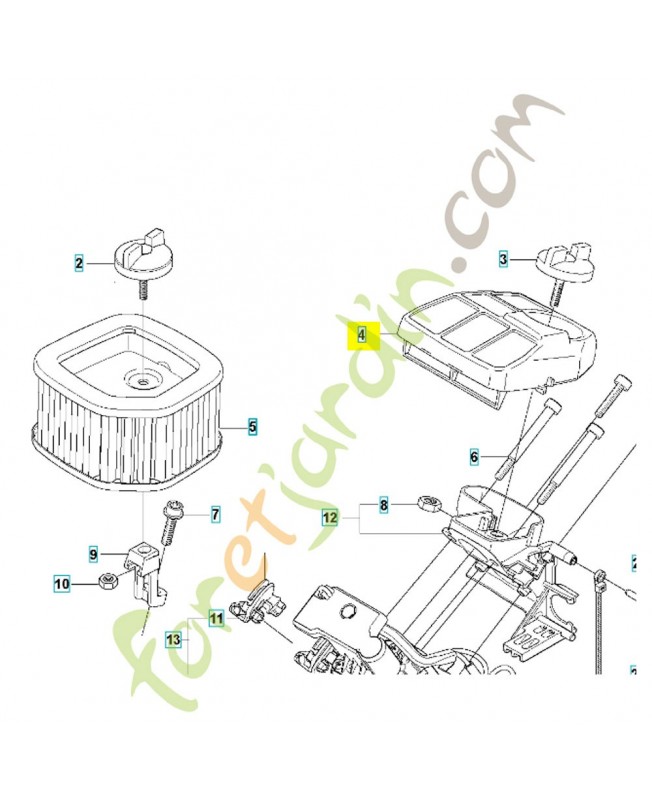 Filtre à air 576486305 husqvarna