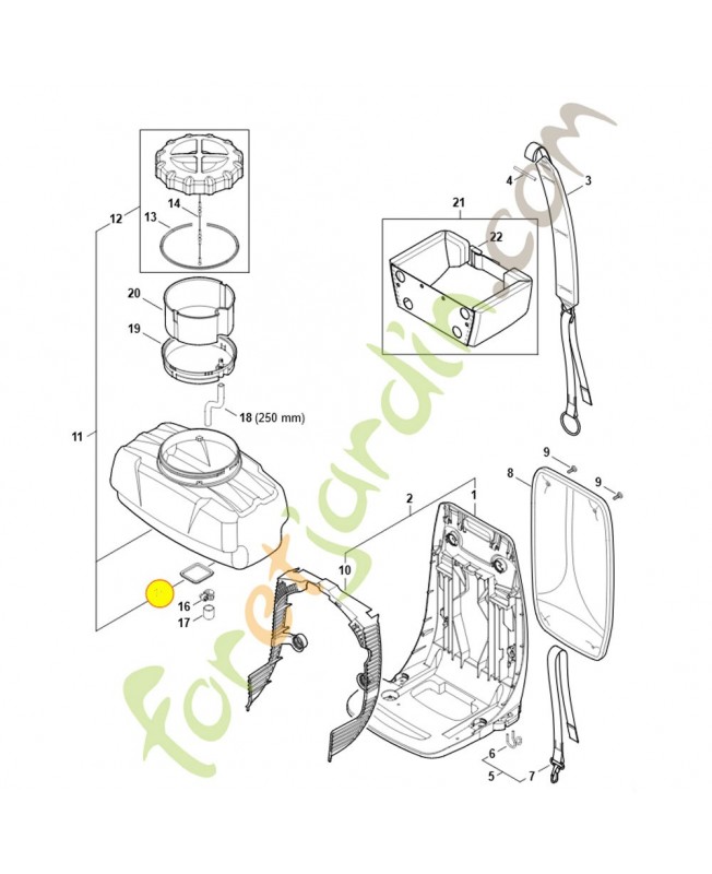 Joint 4244-719-0250. Pièce de rechange Sithl / Vicking