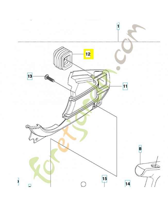 tube 513735002- Pièce détachée Husqvarna