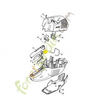 Levier d'encliquetage 4851-435-2800. Pièce de rechange Sithl / Vicking