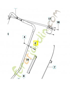 Vis 505557702. Pièce de rechange Husqvarna