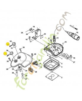Vis parker 2,9x19 9099-021-1850. Pièce de rechange Sithl / Vicking