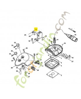 Contacteur électromagnétique 4747-430-2801. Pièce détachée Stihl / Vicking