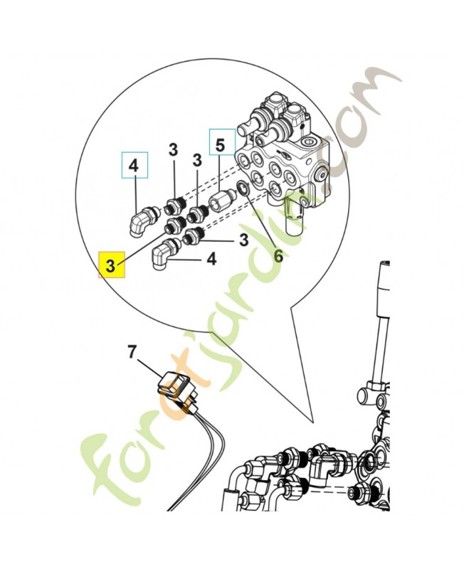raccord 576444001. Pièce détachée Husqvarna