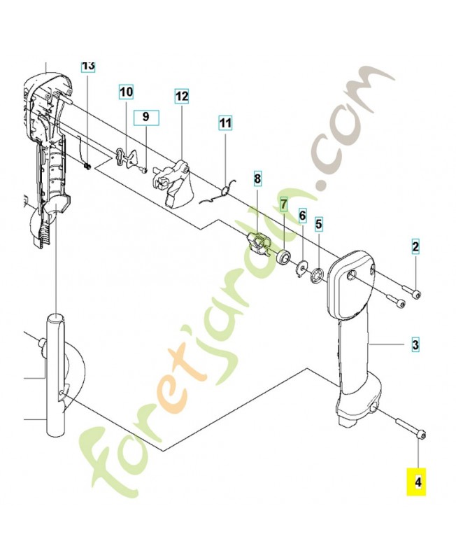 Vis 505290801. Pièce de rechange Husqvarna