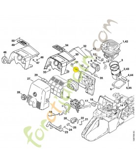 Support de filtre a air 1128-120-1625. Pièce de rechange Sithl / Vicking