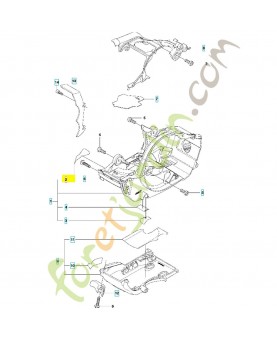 support 527667901 Pièce de détachée Husqvarna