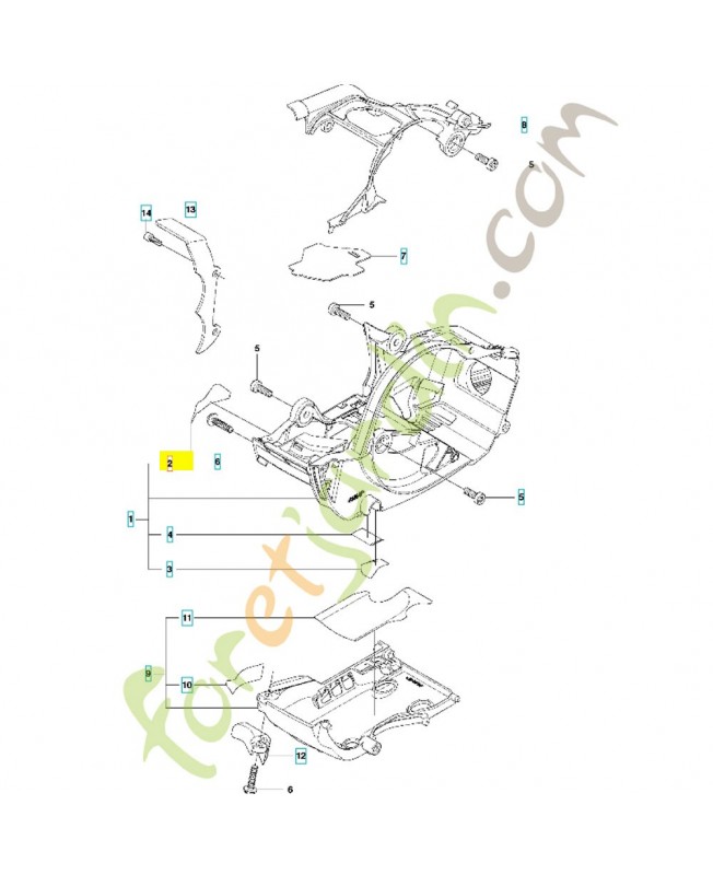 support 527667901 Pièce de détachée Husqvarna