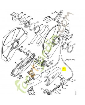 Pièce de protection ts 410 4238-700-8107. Pièce de rechange Sithl / Vicking