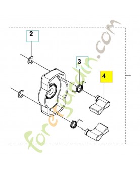 Cliquet 521600201. Pièce de rechange Husqvarna