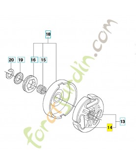 Ressort 503975101. Pièce de rechange Husqvarna