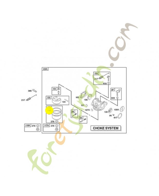 796610 Joint cuvette flotteur Briggs & Stratton