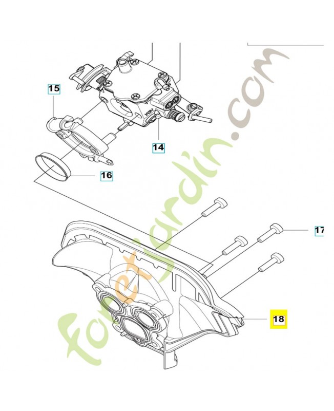tuyau 593257901 - Pièce détachée Husqvarna