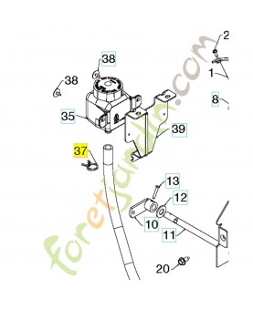 Couvercle 532445298. Pièce de rechange Husqvarna
