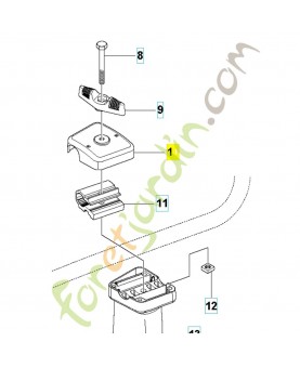 Couvercle 537376301. Pièce de rechange Husqvarna
