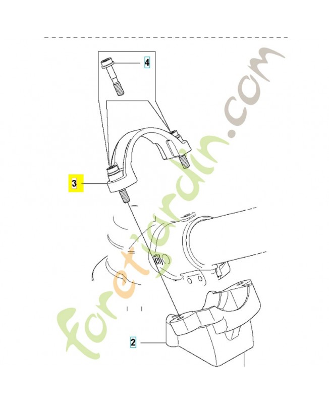 Couvercle 574520301. Pièce de rechange Husqvarna
