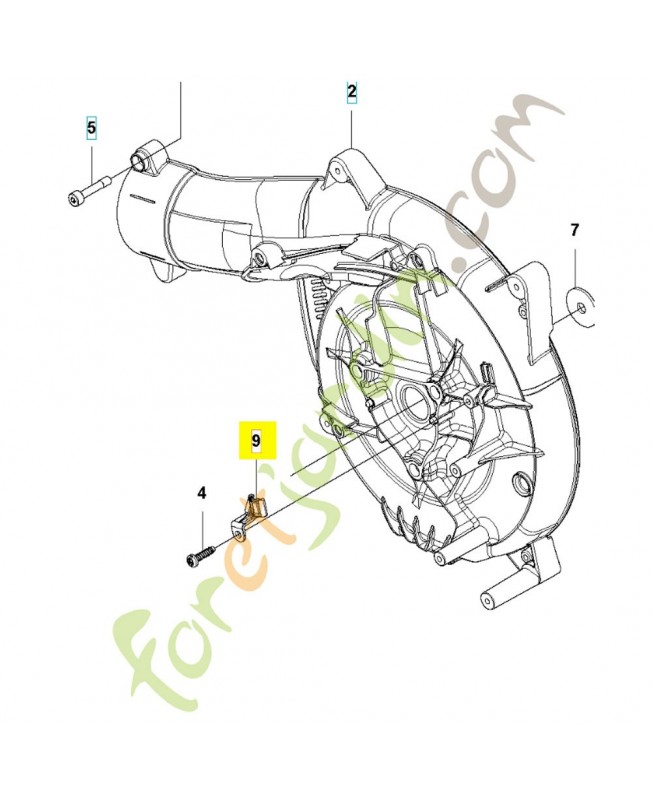 Collier 586909801- Pièce de détachée Husqvarna
