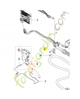 Collier de cable 581472301 - Pièce de détachée Husqvarna