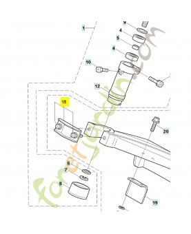 Collier 576135901. Pièce de rechange Husqvarna