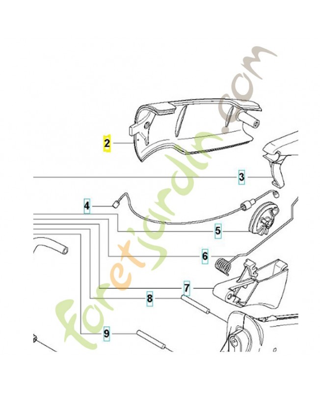 carter 537205601. Pièce de rechange Husqvarna
