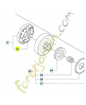 Ressort 503471801. Pièce de rechange Husqvarna