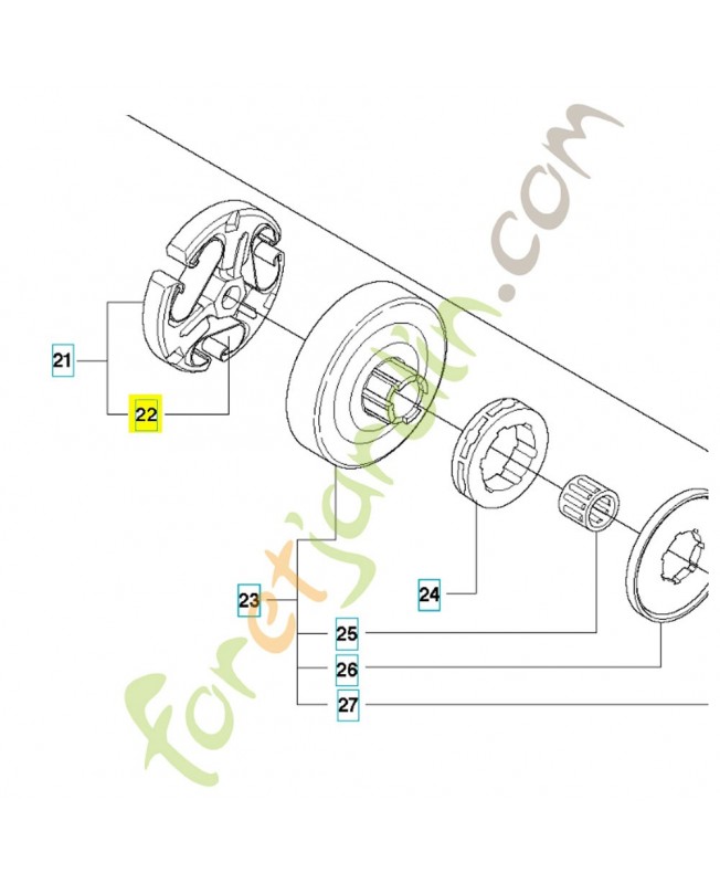 Ressort 503471801. Pièce de rechange Husqvarna Ressort 503471801. Pièce de rechange Husqvarna