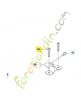 Vis 576831001. Pièce de rechange Husqvarna