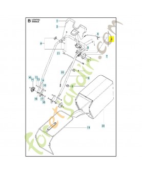 Carte de commande 593106101. Pièce détachée Husqvarna