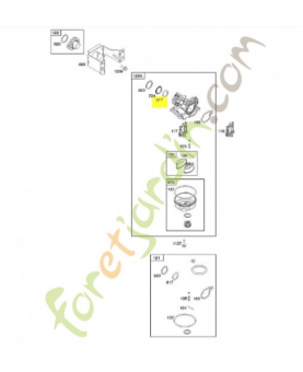 joint torique 270344S pour moteur briggs et stratton - Pièce détachée adaptable