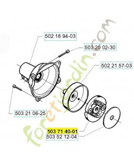 Embrayage 503714001. Pièce de rechange Husqvarna