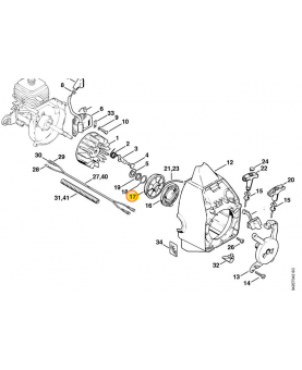 Poulie a cable 4130-195-0400. Pièce de rechange Sithl